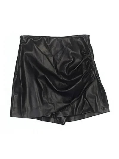 Pre-owned Zara Skort In Black