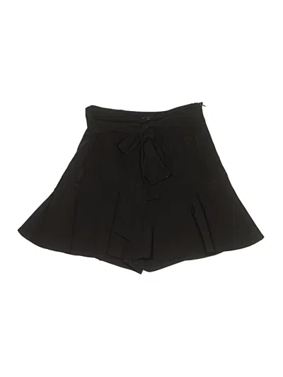 Pre-owned Zara Skort In Black