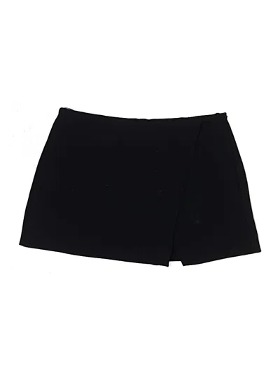Pre-owned Zara Skort In Black