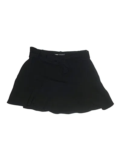Pre-owned Zara Skort In Black