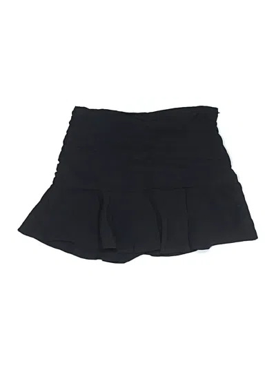 Pre-owned Zara Skort In Black