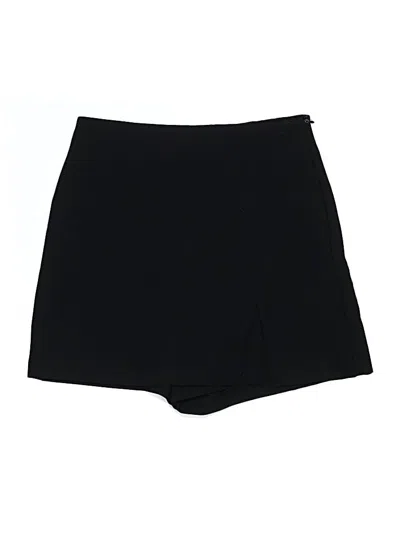 Pre-owned Zara Skort In Black