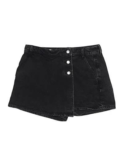 Pre-owned Zara Skort In Black