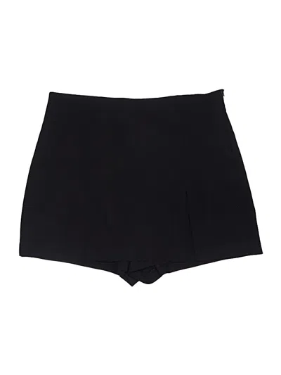 Pre-owned Zara Skort In Black