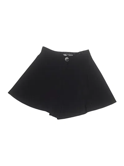 Pre-owned Zara Skort In Black