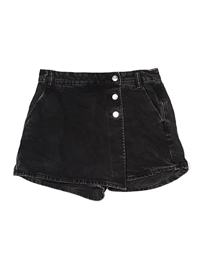 Pre-owned Zara Skort In Black
