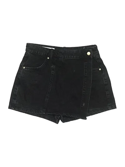 Pre-owned Zara Skort In Black