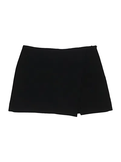 Pre-owned Zara Skort In Black