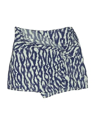 Pre-owned Zara Skort In Blue
