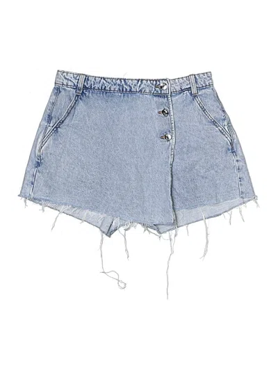 Pre-owned Zara Skort In Blue