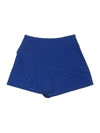 Pre-owned Zara Skort In Blue
