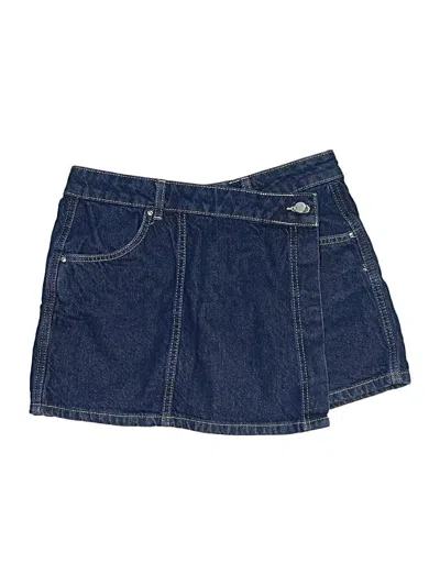 Pre-owned Zara Skort In Blue
