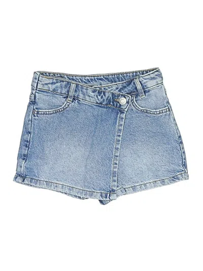 Pre-owned Zara Skort In Blue