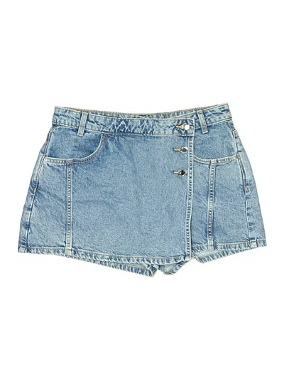 Pre-owned Zara Skort In Blue