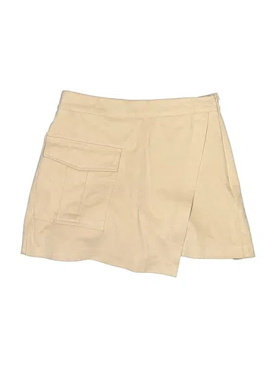 Pre-owned Zara Skort In Brown