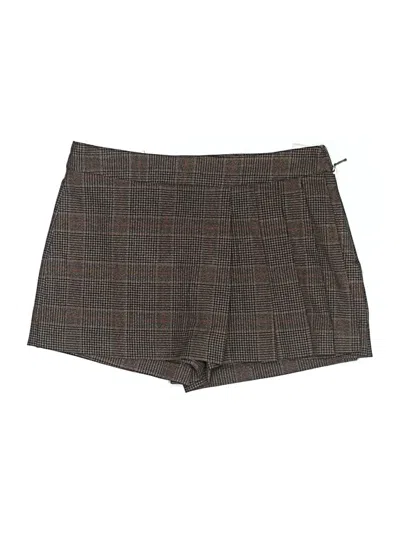 Pre-owned Zara Skort In Brown