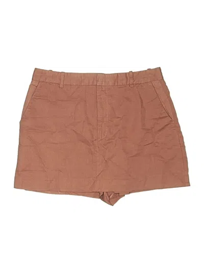 Pre-owned Zara Skort In Brown
