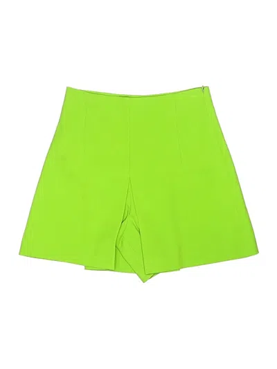 Pre-owned Zara Skort In Green