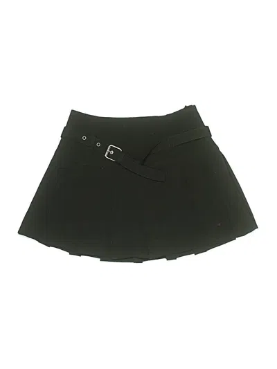 Pre-owned Zara Skort In Green