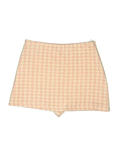 Pre-owned Zara Skort In Pink