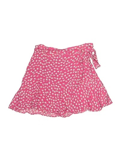 Pre-owned Zara Skort In Pink