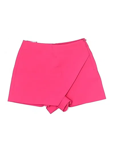 Pre-owned Zara Skort In Pink