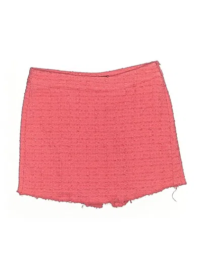 Pre-owned Zara Skort In Pink