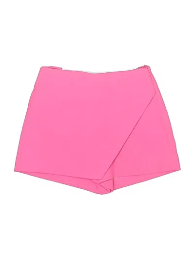 Pre-owned Zara Skort In Pink