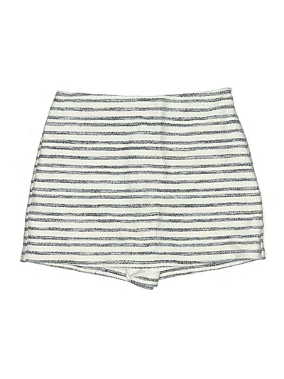 Pre-owned Zara Skort In Silver