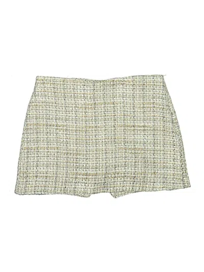 Pre-owned Zara Skort In Tan