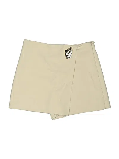 Pre-owned Zara Skort In Tan