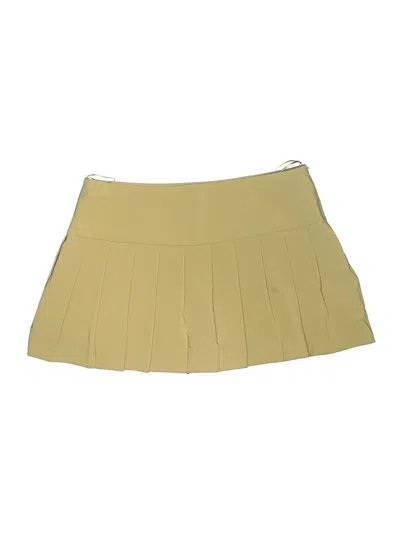 Pre-owned Zara Skort In Yellow