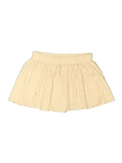 Pre-owned Zara Skort In Yellow