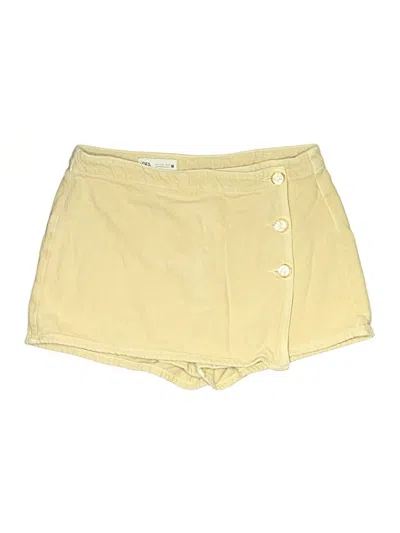 Pre-owned Zara Skort In Yellow