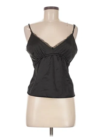 Pre-owned Zara Sleeveless Blouse In Black