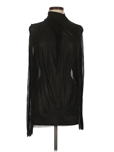 Pre-owned Zara Sleeveless Blouse In Black