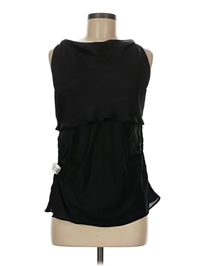 Pre-owned Zara Sleeveless Blouse In Black