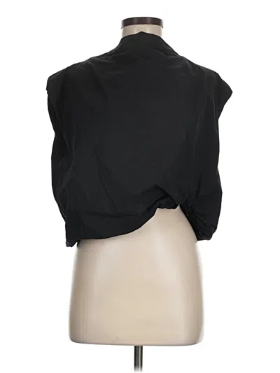 Pre-owned Zara Sleeveless Blouse In Black