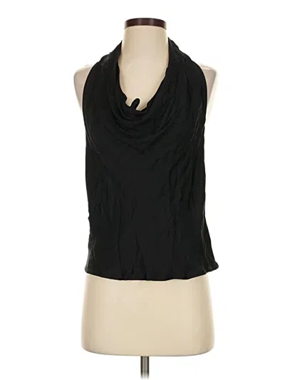 Pre-owned Zara Sleeveless Blouse In Black