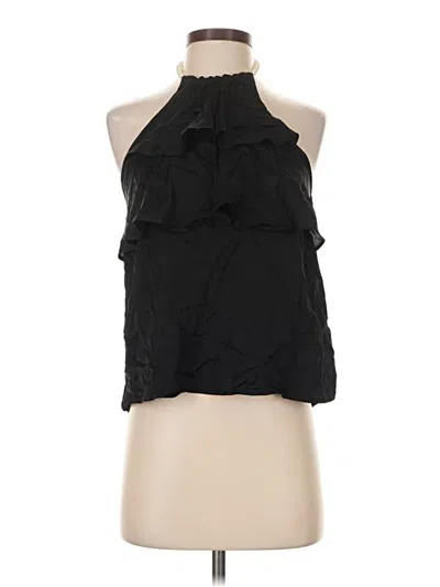 Zara Sleeveless Blouse In Black