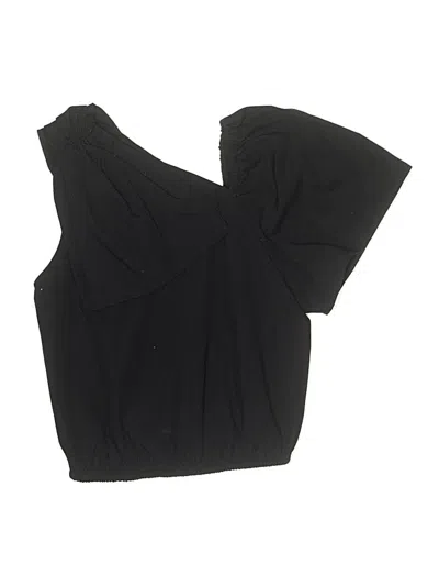 Pre-owned Zara Kids' Sleeveless Blouse In Black