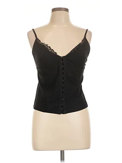 Zara Sleeveless Blouse In Black