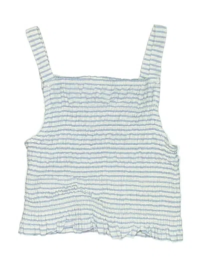 Pre-owned Zara Kids' Sleeveless Blouse In Blue