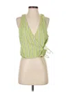 Zara Sleeveless Blouse In Green