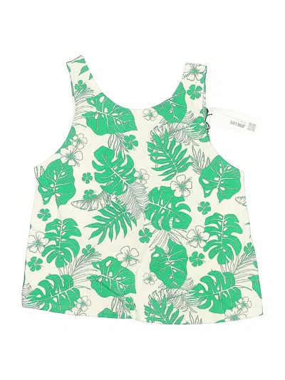 Pre-owned Zara Kids' Sleeveless Blouse In Green