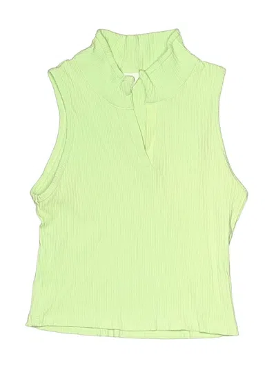 Pre-owned Zara Kids' Sleeveless Blouse In Green