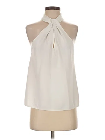 Pre-owned Zara Sleeveless Blouse In Ivory