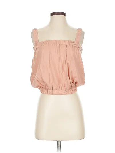 Pre-owned Zara Sleeveless Blouse In Pink
