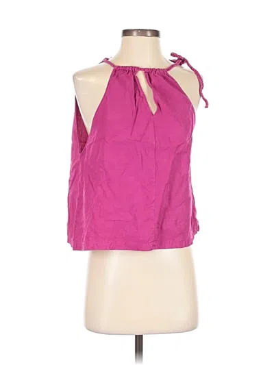 Pre-owned Zara Sleeveless Blouse In Pink