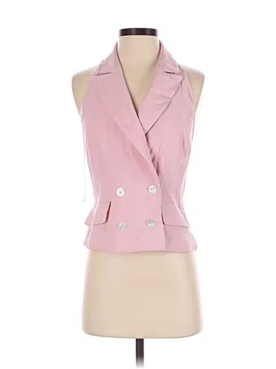 Pre-owned Zara Sleeveless Blouse In Pink